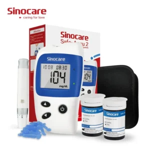 Sinocare Lecteur de glycémie Safe Accu 2