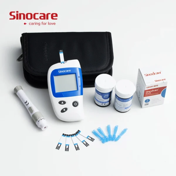 Sinocare safe accu 2 diabeties glucometer test