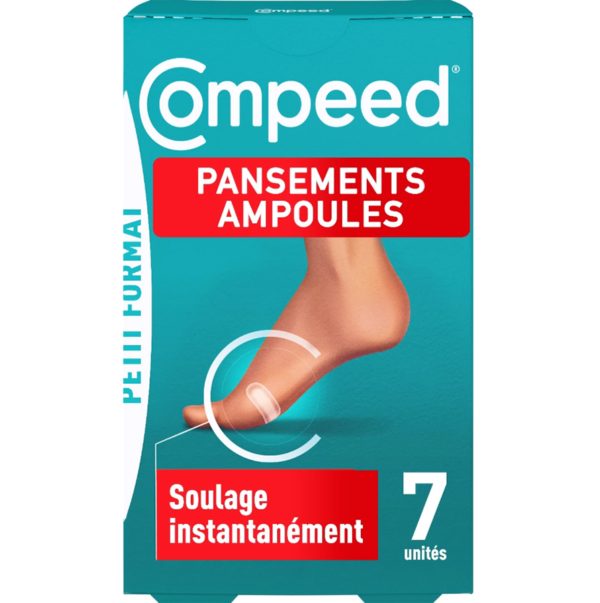 Compeed Pansements Ampoules Hydrocolloïdes - Seconde Peau - Cicatrisation Rapide - 7 unitès