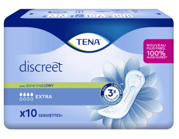 Serviettes TENA discreet