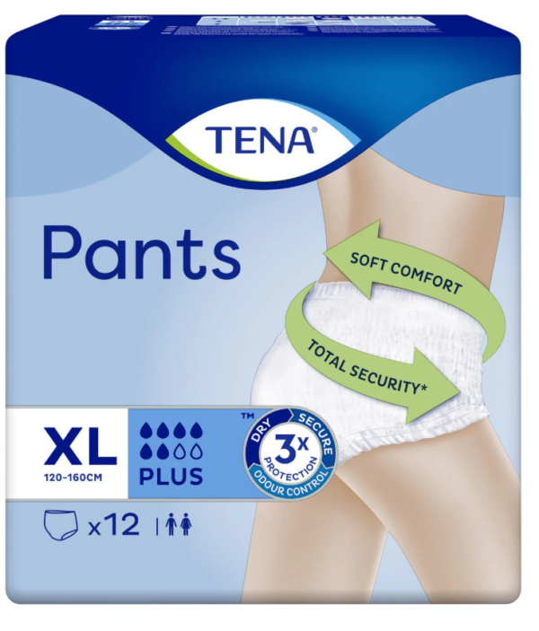 Tena Pants Plus Night Medium Taille XL -Lot de 2 paquets.