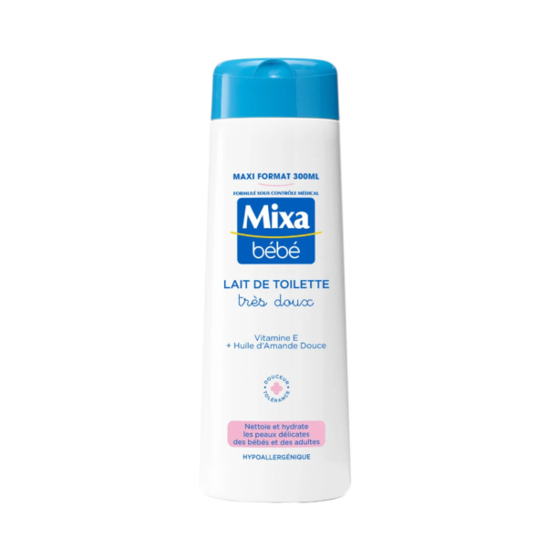 Lait de toilette pour bébé très doux mixa 300ml